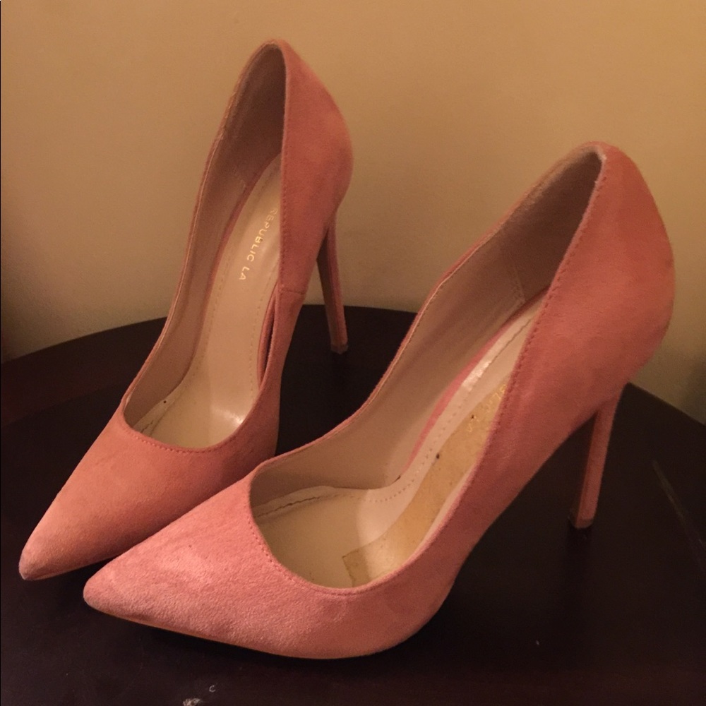 Pink Suede Shoes